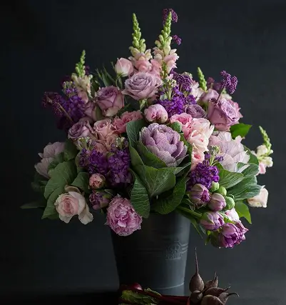 composition of flowers