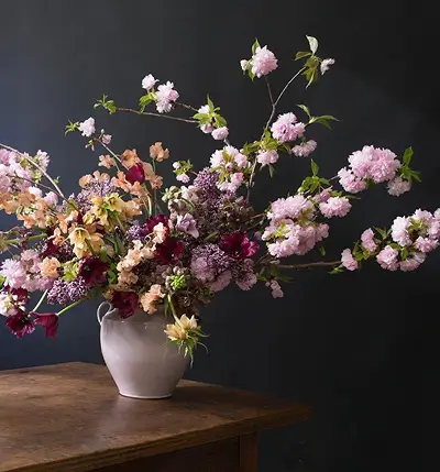 composition of flowers