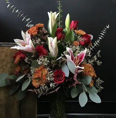 composition of flowers